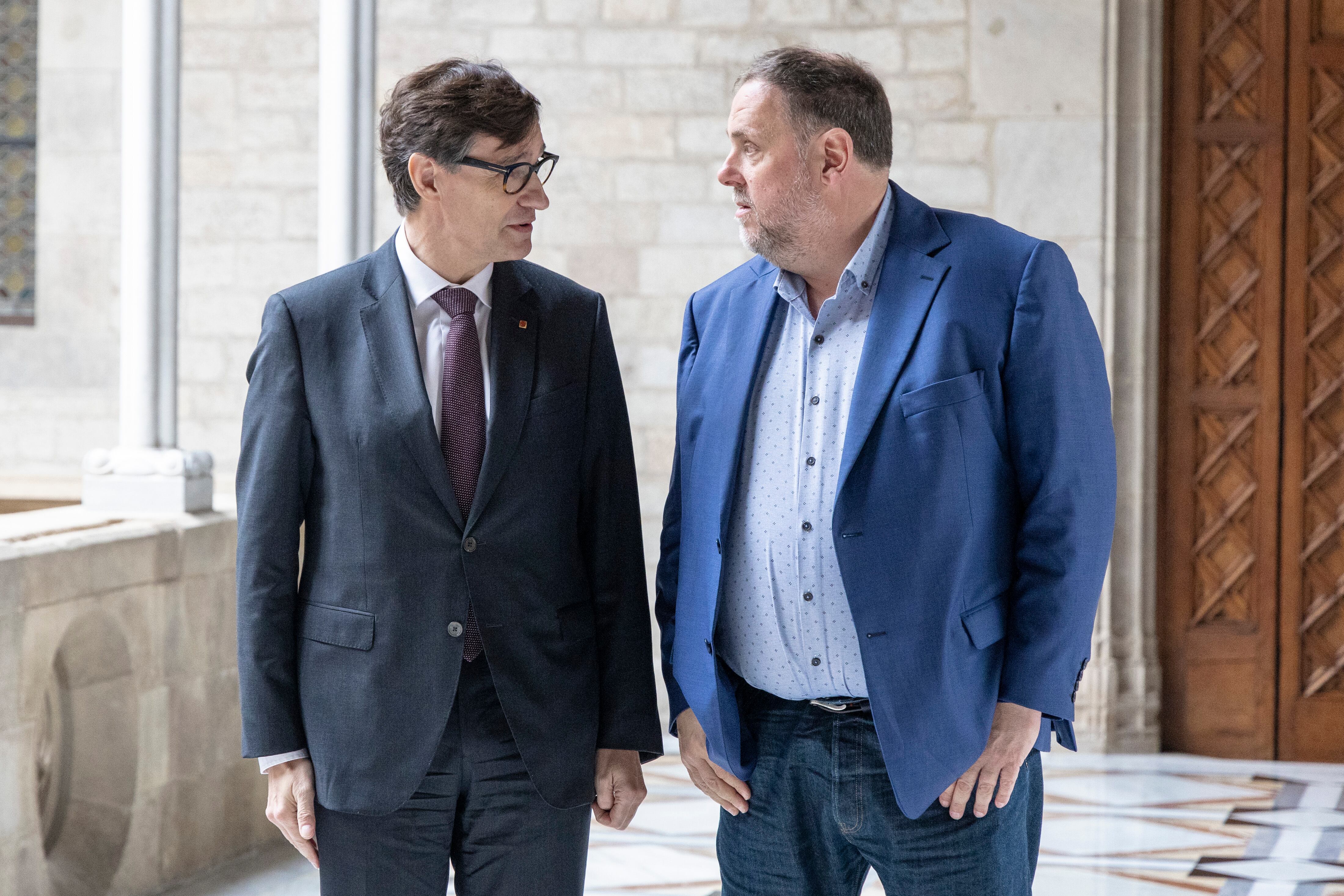 El pacto de investidura con ERC avanza más allá de la financiación singular