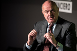 Guindos, vicepresidente del BCE: "La estabilidad política es clave y el Gobierno no aprueba Presupuestos desde 2023 porque no tiene mayoría"