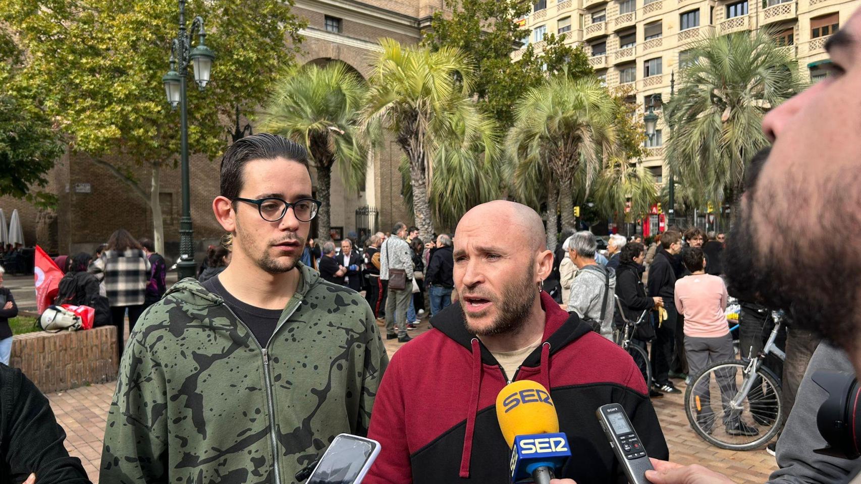 Javitxu, uno de 'Los 6 de Zaragoza', sobre sus compañeros encarcelados: "No vamos a parar de exigir su libertad"