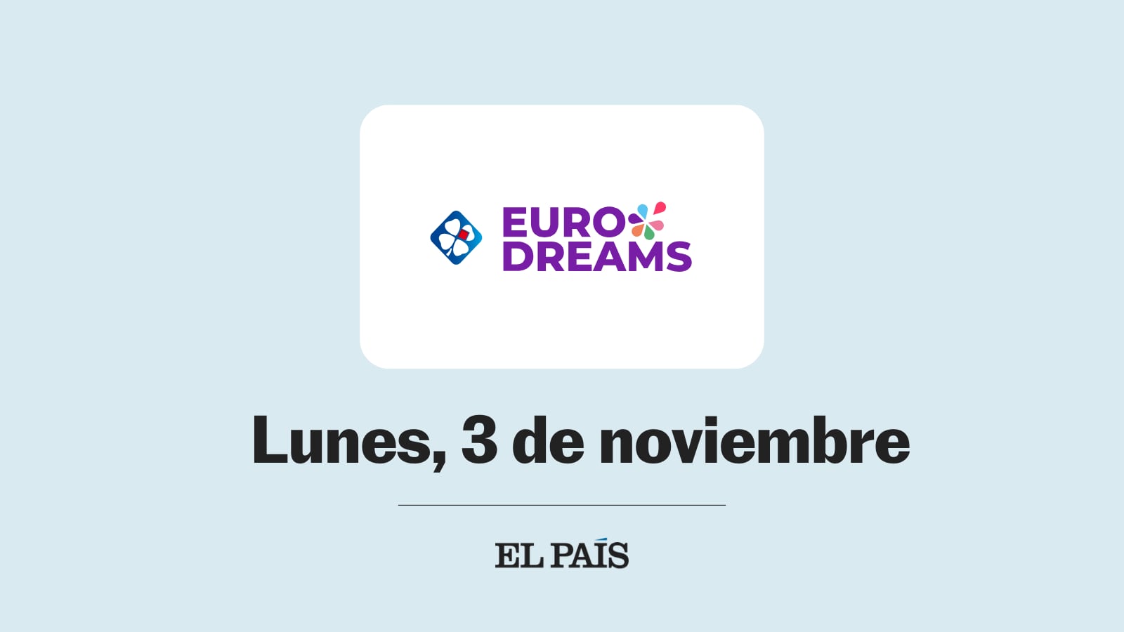 Eurodreams: comprobar sorteo del lunes 3 de noviembre
