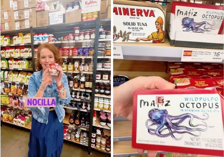 Una española que vive en Estados Unidos va a un supermercado y observa los productos españoles que se venden