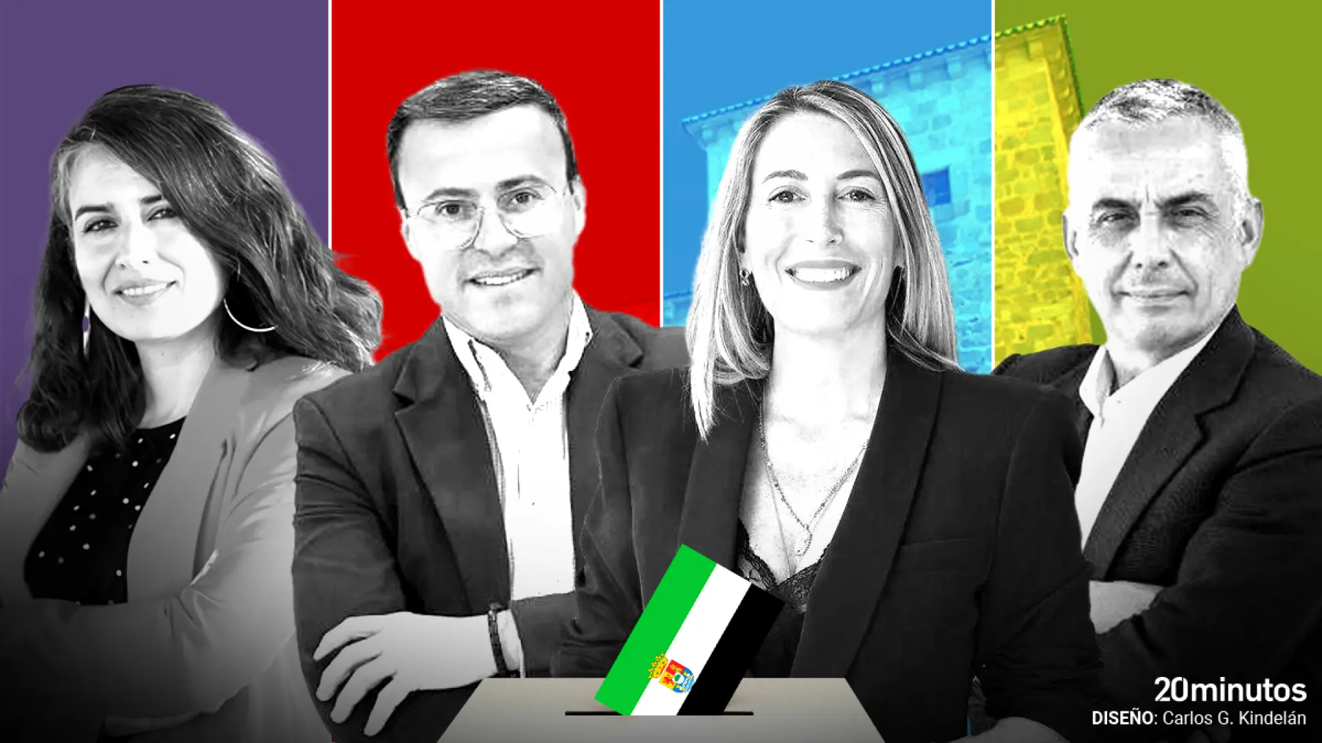 Estos son los cuatro principales candidatos que lucharán para gobernar la Junta… incluyendo al procesado Gallardo