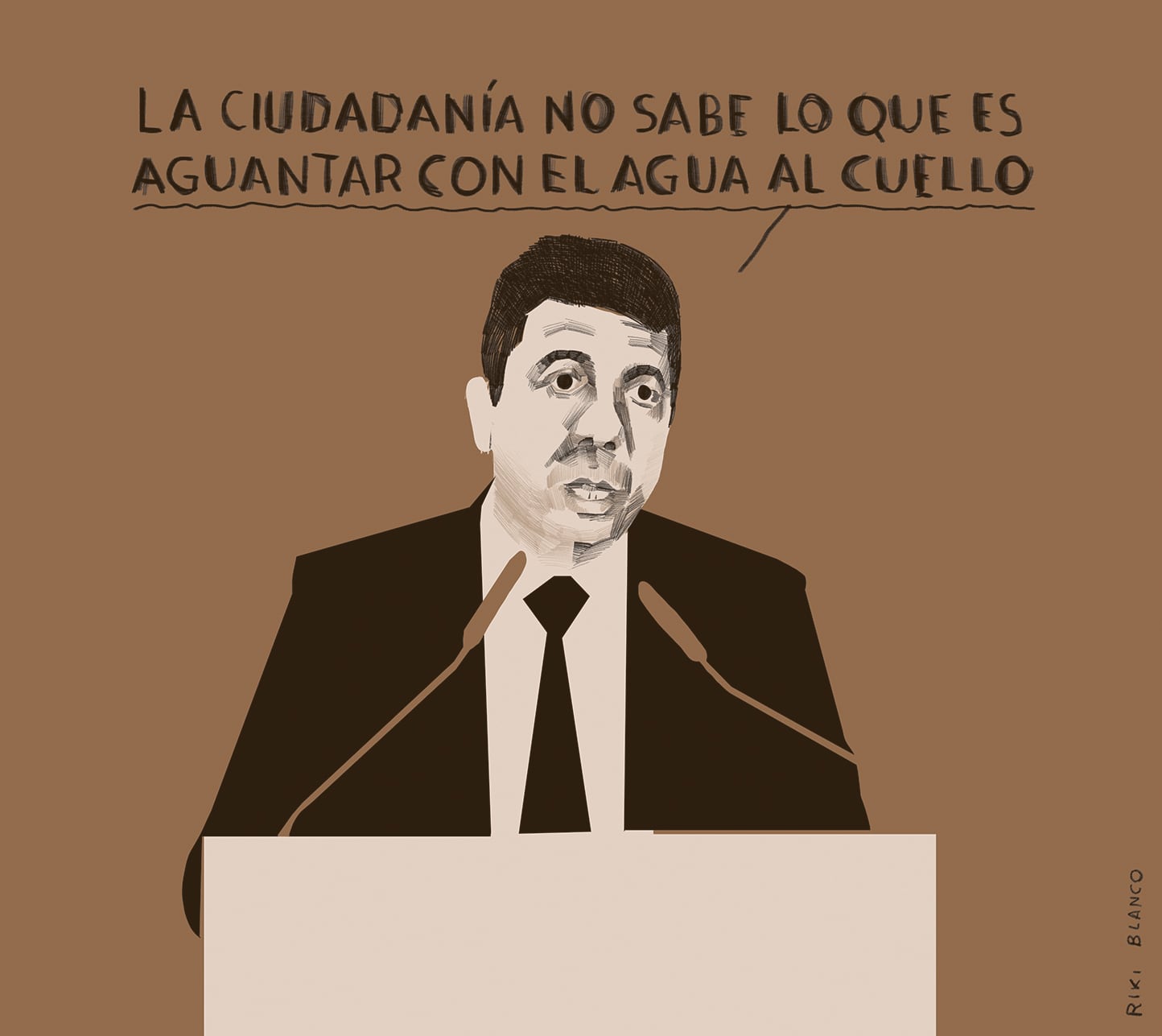 Riki Blanco: con el agua al cuello