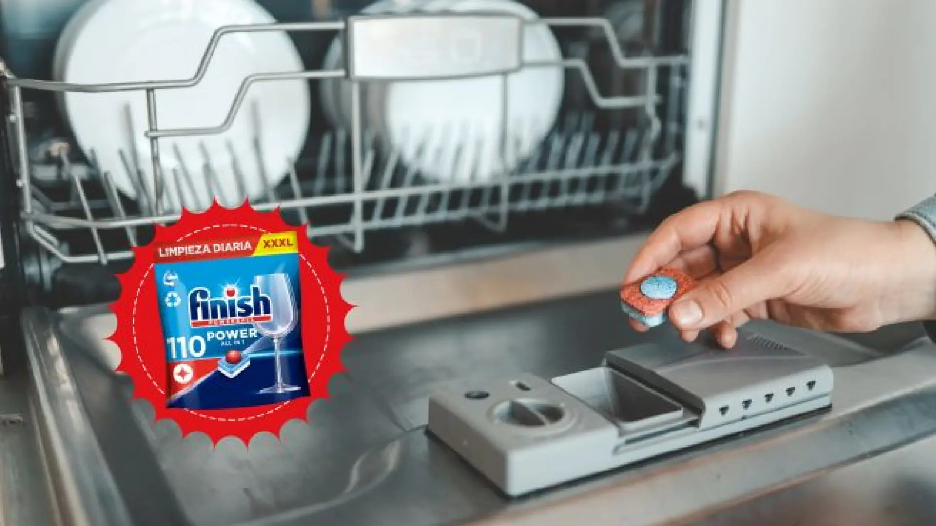 Las pastillas de lavavajillas de Finish, en oferta: 150 unidades por menos de 20 euros