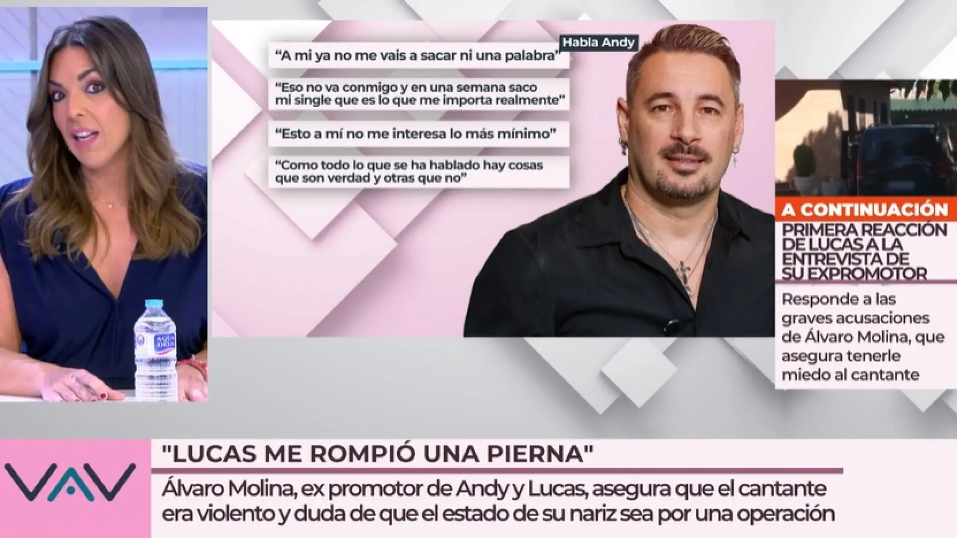 Andy desmiente que su nueva canción, 'Marioneta', hable sobre su relación con Lucas