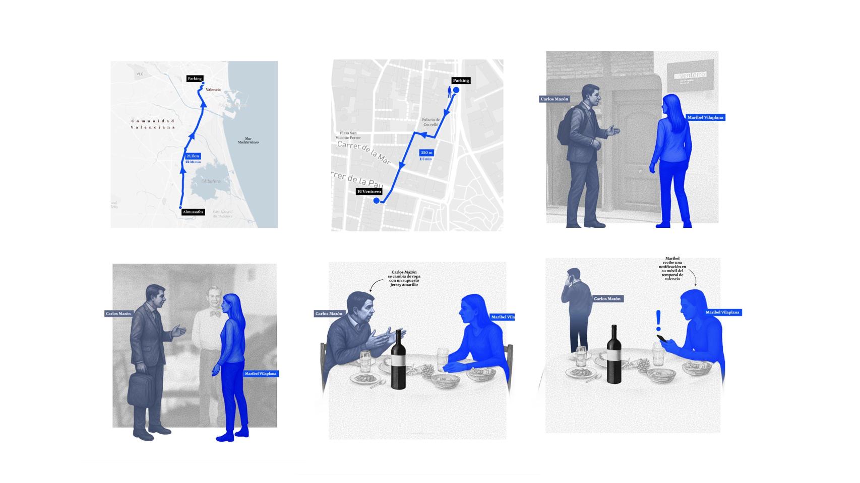 La periodista Vilaplana 'salva' a Mazón en el plano legal en su declaración ante la jueza pero corrobora sus errores políticos