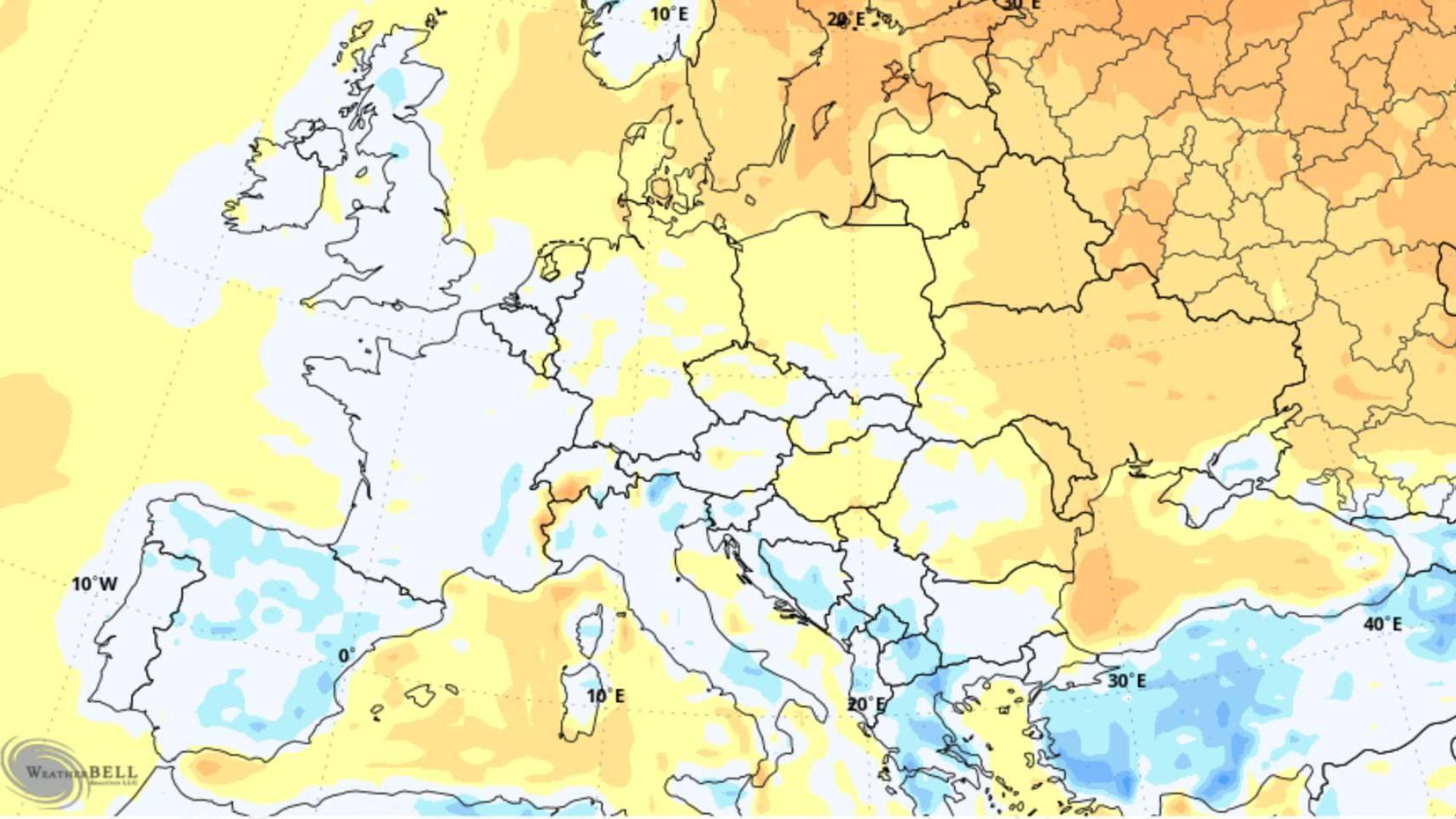 Llega un "tobogán térmico" a España en las próximas horas: anomalía fría y temperaturas de 0ºC según Aemet en estas zonas