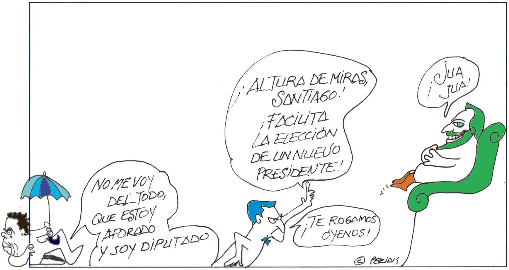 Peridis: “Te rogamos, óyenos, Santiago”