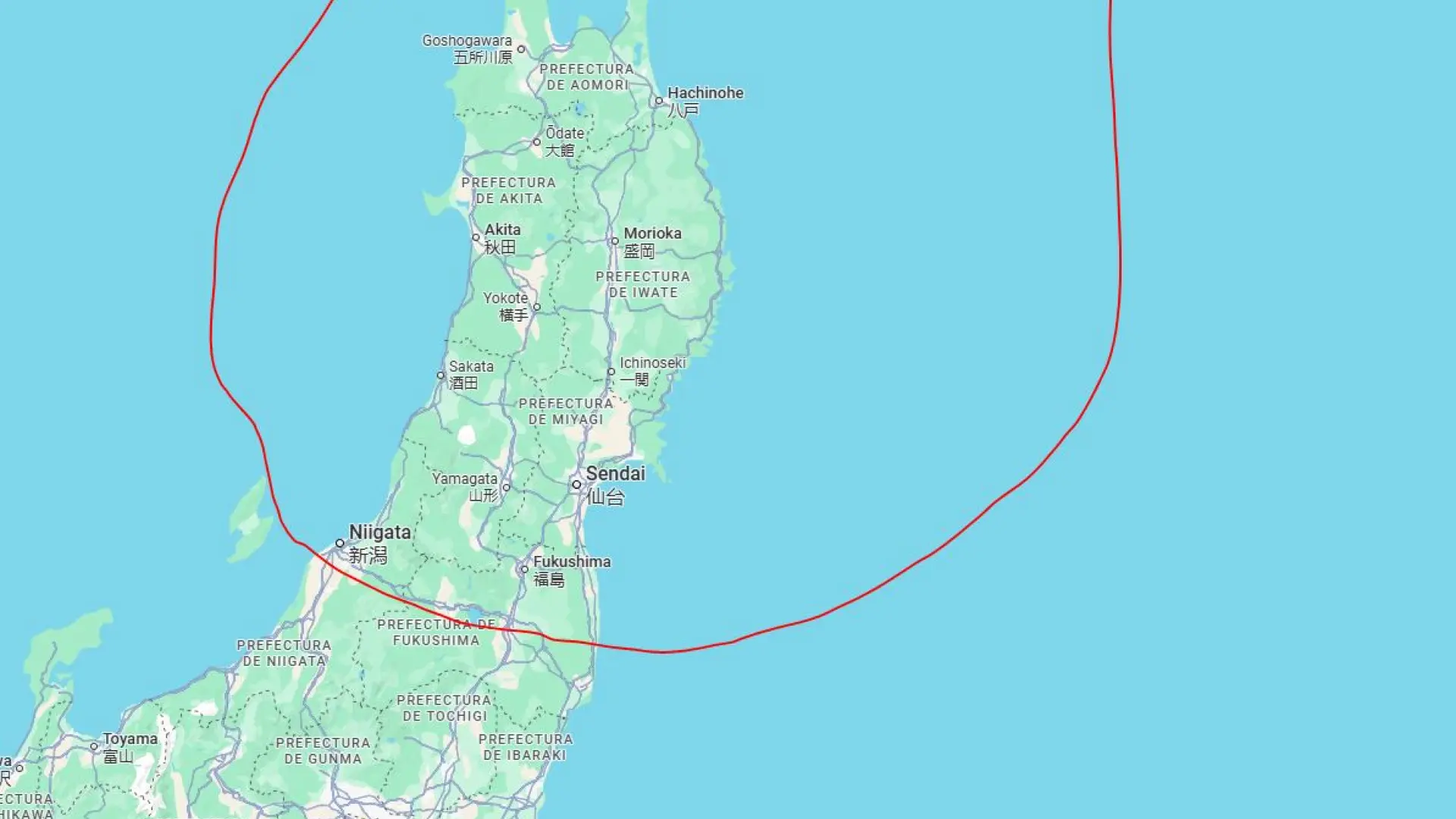 Un terremoto de magnitud 6,7 sacude el noreste de Japón y desata una alerta de tsunami