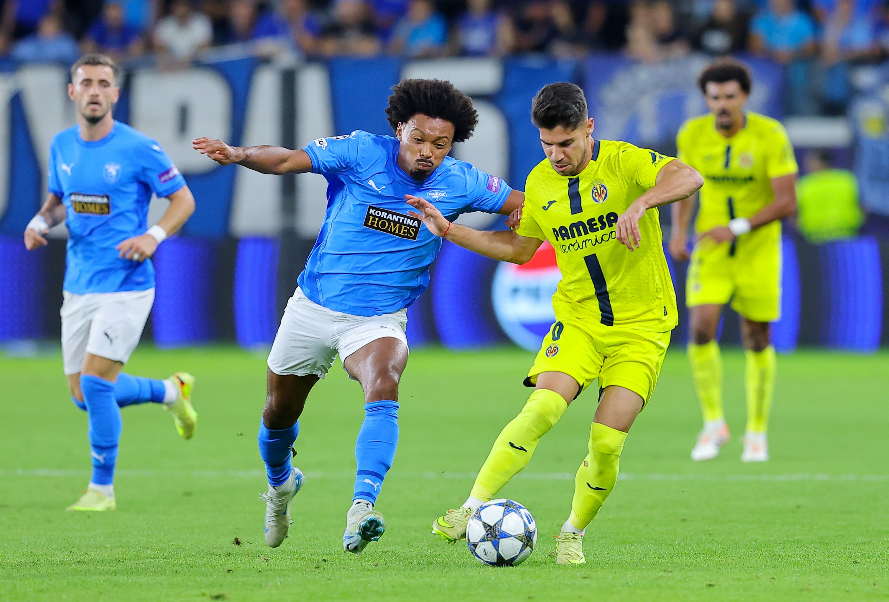 El Villarreal sucumbre contra el débil Pafos y continúa sin ganar en la Champions