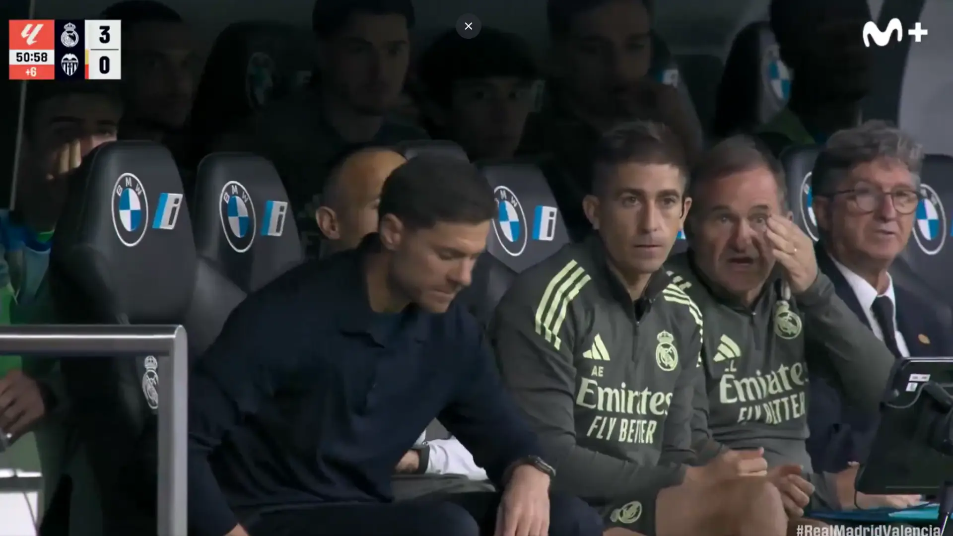 La reacción de Xabi Alonso tras el penalti fallado de Vinícius: "Me gusta que los marquen"